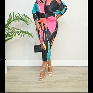 Multi color OS fits all dress